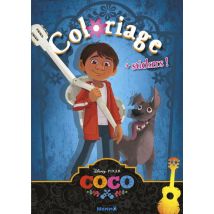 Coloriage Avec Stickers - Coco