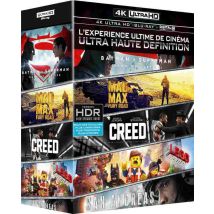 Coffret 4k Ultra Hd : Batman V Superman + Mad Max : Fury Road + Creed + San Andreas + La Grande Aventure Lego