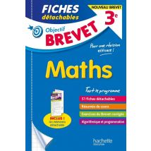 Objectif Brevet : Maths - 3e - Fiches Détachables