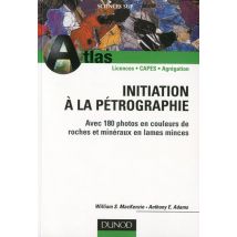 Initiation A La Pétrographie Avec 180 Photos En Couleurs De Roches Et Mineraux En Lames Minces