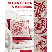 Belles Lettres Et Marquoirs En Rouge Et Blanc
