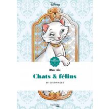 Art-therapie - Mini-bloc - Chats & Félins - 60 Coloriages