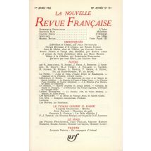 La Nouvelle Revue Francaise T.111