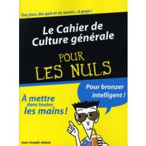 Le Cahier De Culture Générale Pour Les Nuls