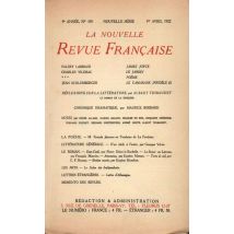 La Nouvelle Revue Francaise