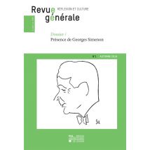 Revue Générale Réflexion Et Culture N.1 : Présence De Georges Simenon
