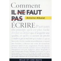 Comment Il Ne Faut Pas Écrire