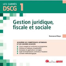 Dscg 1 - Gestion Juridique, Fiscale Et Sociale