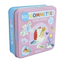 Boîte De Gommettes Métal : Les Licornes