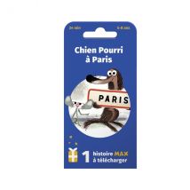 Max - Carte Chien Pourri A Paris - La Boite A Histoires De L'Ecole Des Loisirs - L'école Des Loisirs