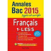 Annales Bac 2015 Francais 1re L-es-s