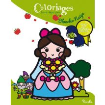 Coloriages Sans Dépasser - Blanche-neige
