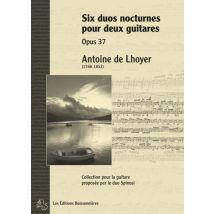 Six Duos Nocturnespour 2 Guitares Opus 37