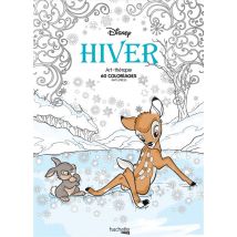 Art-therapie - Disney Hiver - 60 Coloriages Anti-stress