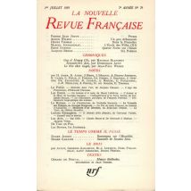 La Nouvelle Revue Francaise T.79