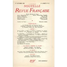 La Nouvelle Revue Francaise T.70