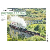 Agenda Semainier 2024 - Trains Et Paysages De Rêve