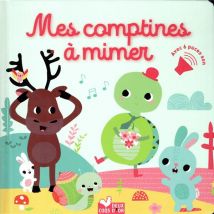 Mes Comptines À Mimer - Livre Avec Puces Sonores