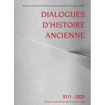 Dialogues D'Histoire Ancienne N.51/1