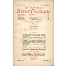 La Nouvelle Revue Francaise