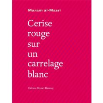 Cerise Rouge Sur Un Carrelage Blanc