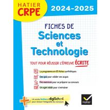 Crpe - Fiches De Sciences Et Technologie - Tout Pour Réussir L'Épreuve Écrite (édition 2024/2025)