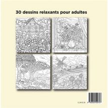 Livre De Coloriage Paysages Relaxants : Cahier De Dessins Anti-stress Pour Adultes
