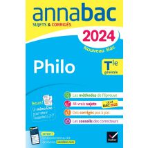 Annales Du Bac Annabac 2024 Philo Tle Générale