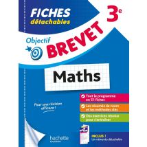 Objectif Brevet : Maths - 3e - Fiches Détachables