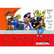 Diapason Rouge - Volume 5 - 360 Chants De Variétés Française Et Internationale Avec De Guitare