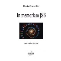 In Memoriam Jsb Pour Violon Et Orgue