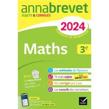 Annales Du Brevet Annabrevet 2024 Maths 3e