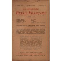 La Nouvelle Revue Francaise T.89
