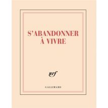 Carnet Carré s'abandonner À Vivre (papeterie)