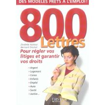 800 Lettres Pour Regler Vos Litiges