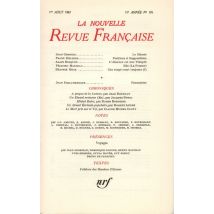 La Nouvelle Revue Francaise T.176