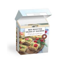 Coffret - Mes Recettes Salées Et Sucrées : 50 Fiches Pour Des Plats Exquis - Merci les livres