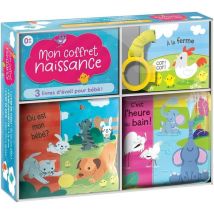 Mon Coffret Naissance : 3 Livres D'Éveil Pour Bébé