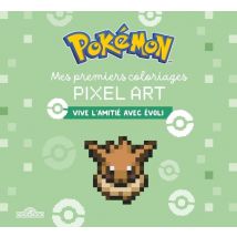Pokémon - Mes Premiers Coloriages Pixel Art - Évoli Et Ses Amis