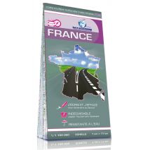 France : Fr2 - Carte Routière Indéchirable Recto/verso