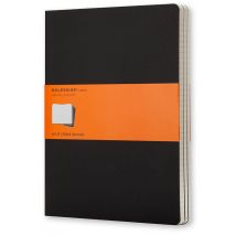 Cahier Ligne - Tres Grand Format - Couverture Souple En Carton Noire - Moleskine