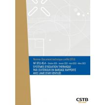 Nf Dtu 45.4 Systèmes D'Isolation Thermique Par L'Extérieur En Bardage Rapporté Avec Lame D'Air Ventilée