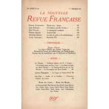 La Nouvelle Revue Francaise