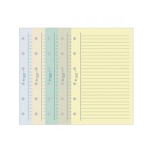 Recharges Agenda - Exatime 17 - 10.5 X 17 Cm - Exacompta - 44 Feuillets Travers Couleurs Assorties