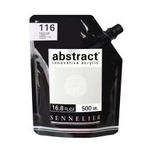 Peinture Acrylique Fine Abstract - 500ml - Blanc Titane - Sennelier