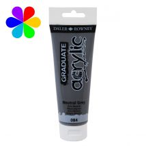 Tube Couleur Acrylique Daler Rowney 120ml Gris Neutre