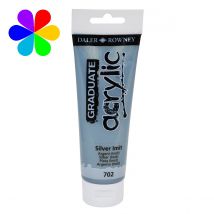 Tube Couleur Acrylique Daler Rowney 120ml Argent