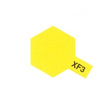 Mini Pot De Peinture Acrylique 10 Ml Pour Maquette T2m - Xf3 Jaune Mat 81703 - Tamiya