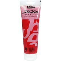 Tube 250 Ml De Peinture Acrylique Pébéo - Studio Acrylics High Viscosity - Magenta Primaire