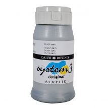Acrylique System 3 - 500ml Daler Rowney - Argent (hue)
